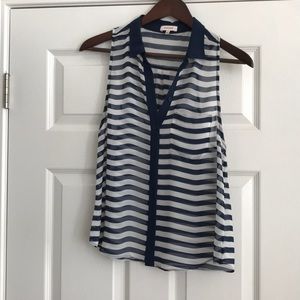 Aritzia sheer sleeveless tunic